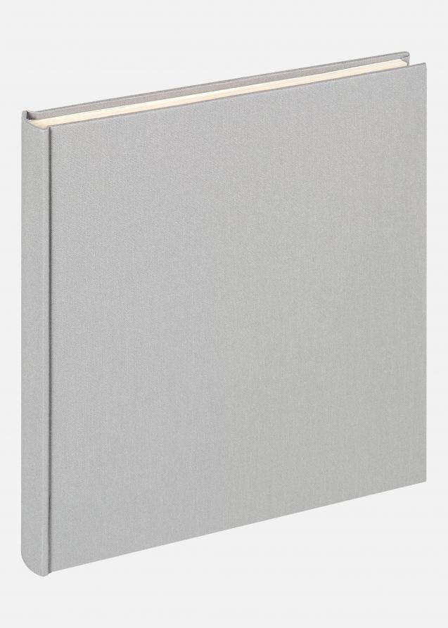 Cloth Album Grå - 22,5x24 cm (40 Hvide sider / 20 ark)