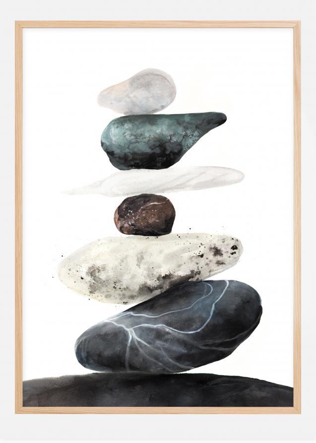 Stones from the beach Plakat