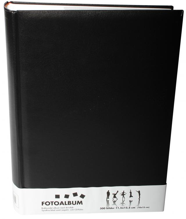 Estancia Album Sort - 300 Billeder i 11x15 cm