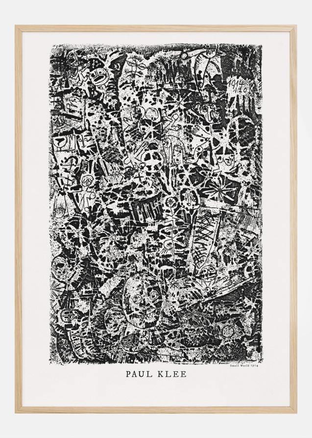 Paul Klee - Small World 1914 Plakat