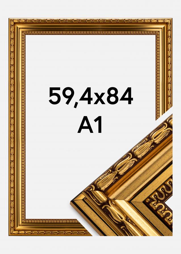 Ramme Birka Premium Guld 59,4x84 cm (A1)