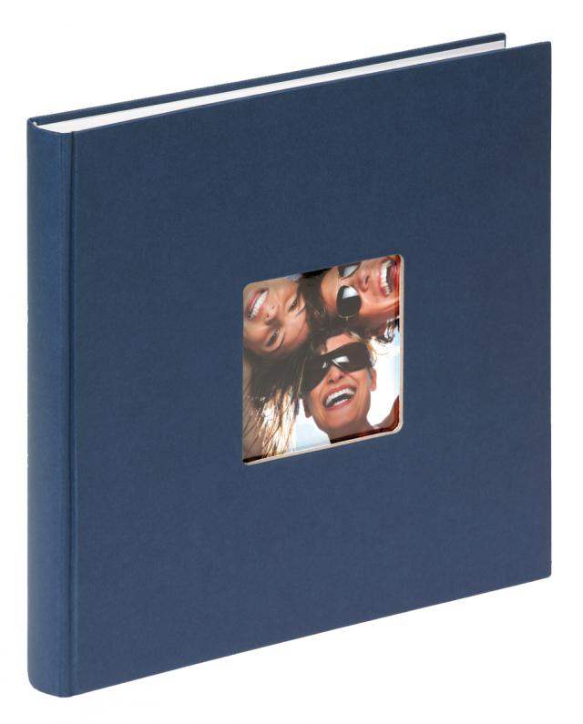 Fun Album Blå - 26x25 cm (40 Hvide sider / 20 blade)