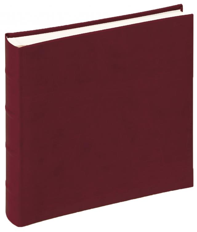 Walther Fotoalbum Classic rød - 26x25 cm (60 Hvide sider / 30 blade)