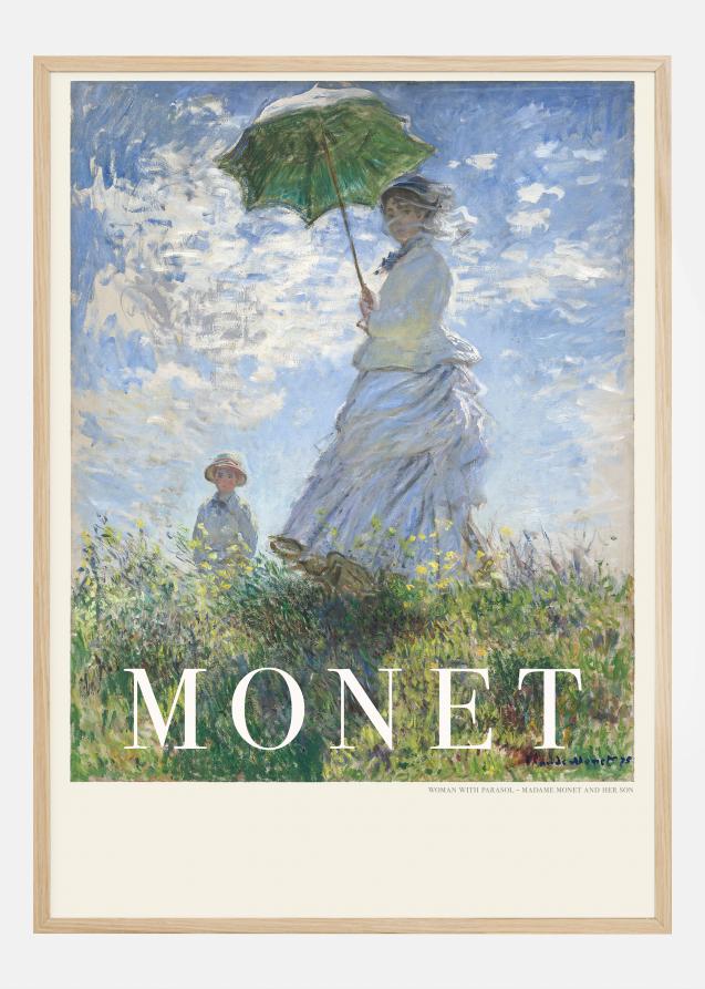 Claude Monet -Woman With Parasol Plakat