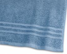 Badehåndklæde Basic Frotté - Blå 65x130 cm