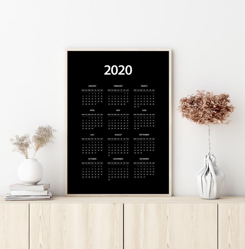 Calendar 2020 - White