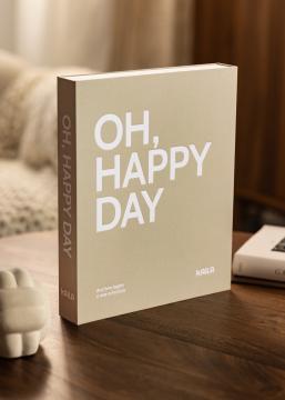 KAILA OH HAPPY DAY Grey - Coffee Table Photo Album (60 Sorte Sidere)