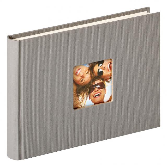 Fun Design Grå - 22x16 cm (40 Hvide sider / 20 blade)