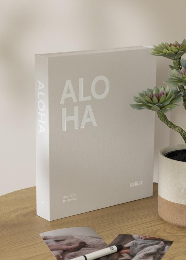 KAILA ALOHA - Coffee Table Photo Album (60 Sorte Sider / 30 Blade)
