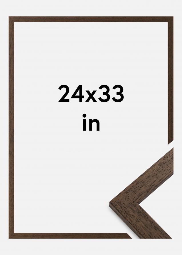 Ramme Brown Wood Akrylglas 24x33 inches (60,96x83,82 cm)
