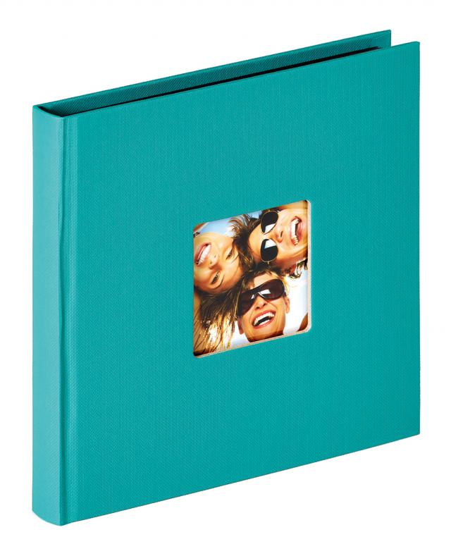 Fun Album Turkos - 18x18 cm (30 Sorte sider / 15 blade)
