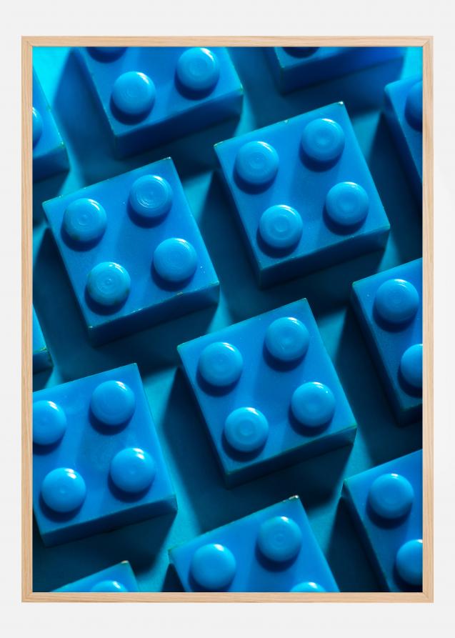 Blue lego Plakat