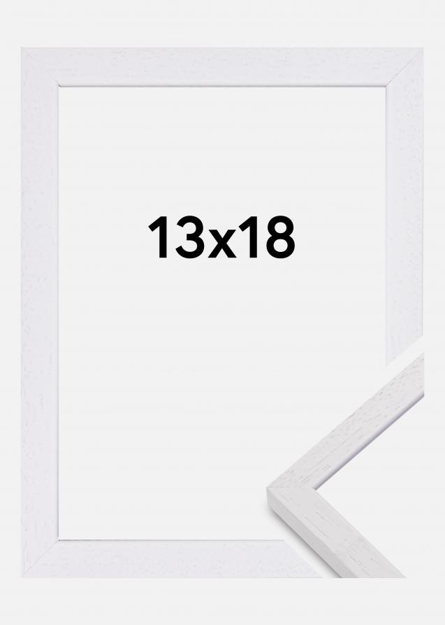 Ramme Glendale Mat antirefleksglas Hvid 13x18 cm