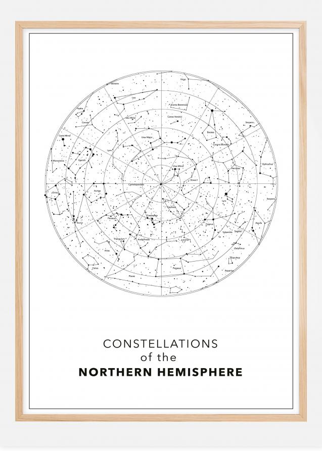 Northern hemisphere Plakat
