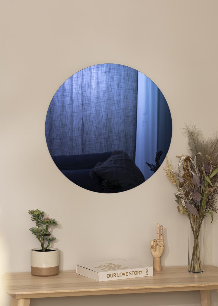 Spejl Dark Blue 70 cm Ø