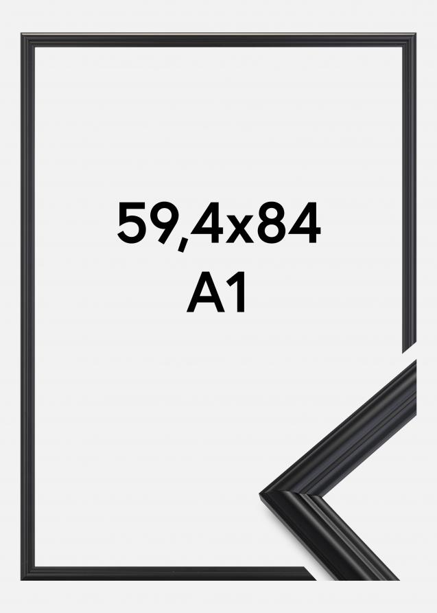 Ramme Siljan Akrylglas Sort 59,4x84 cm (A1)