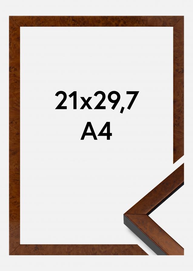 Ramme Ares Akrylglas Burr Walnut 21x29,7 cm (A4)