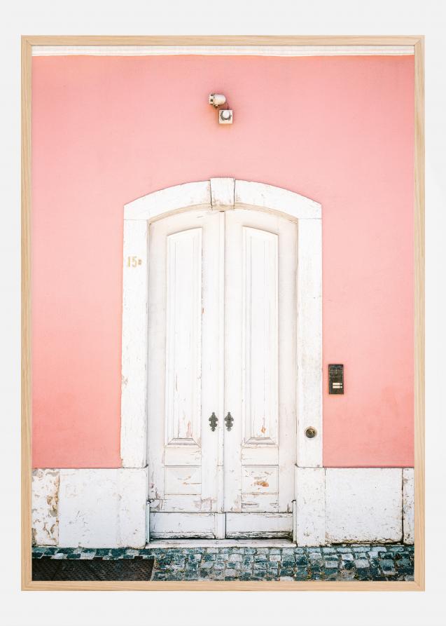 White Lisbon Door Plakat