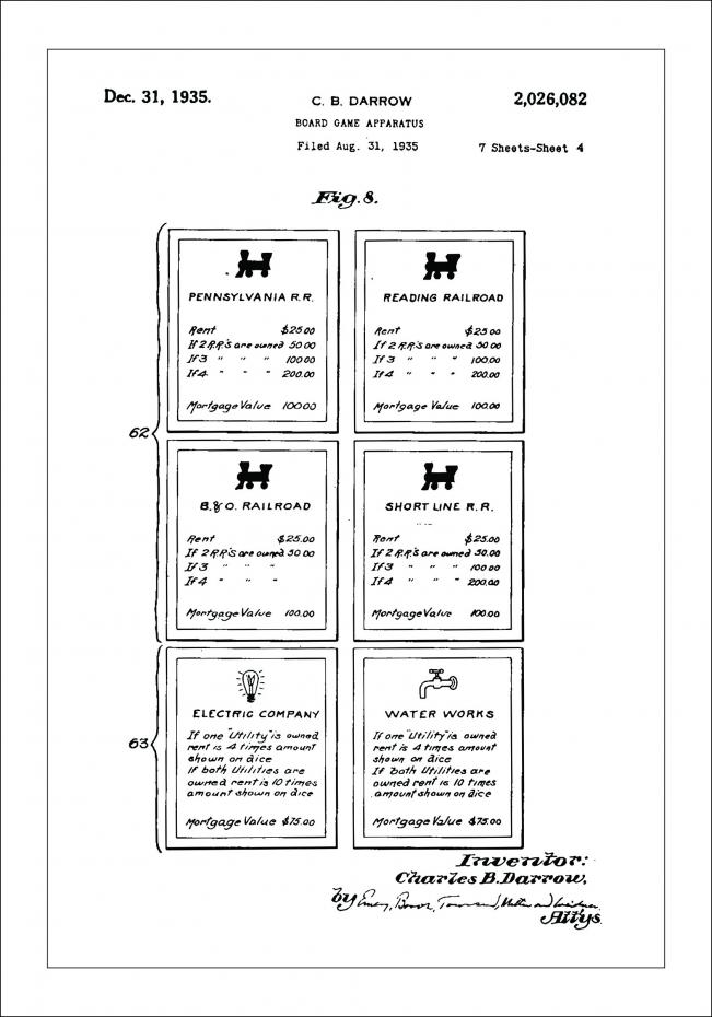 Patenttegning - Monopol III