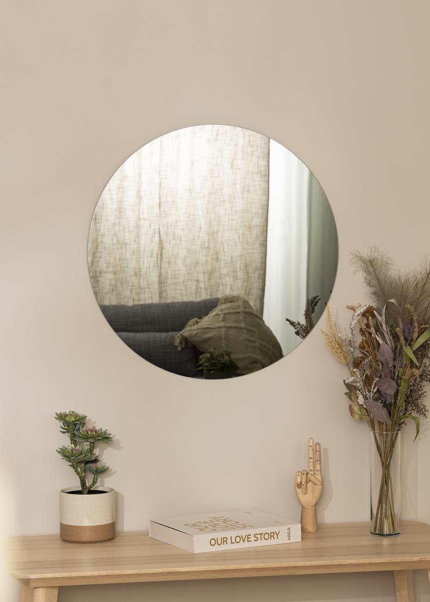 Spejl Grey 70 cm Ø