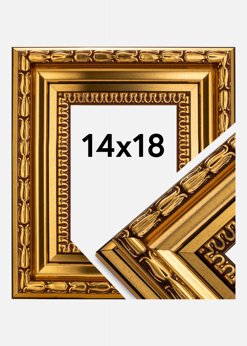 Ramme Birka Premium Guld 14x18 cm her