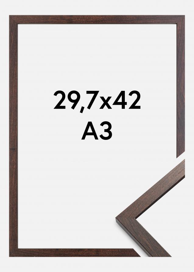 Ramme Trendy Akrylglas Valnød 29,7x42 cm (A3)