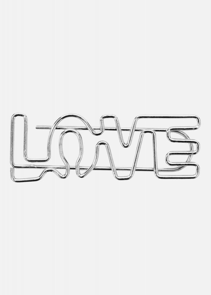 PAC Metal Paperclip LOVE Slv