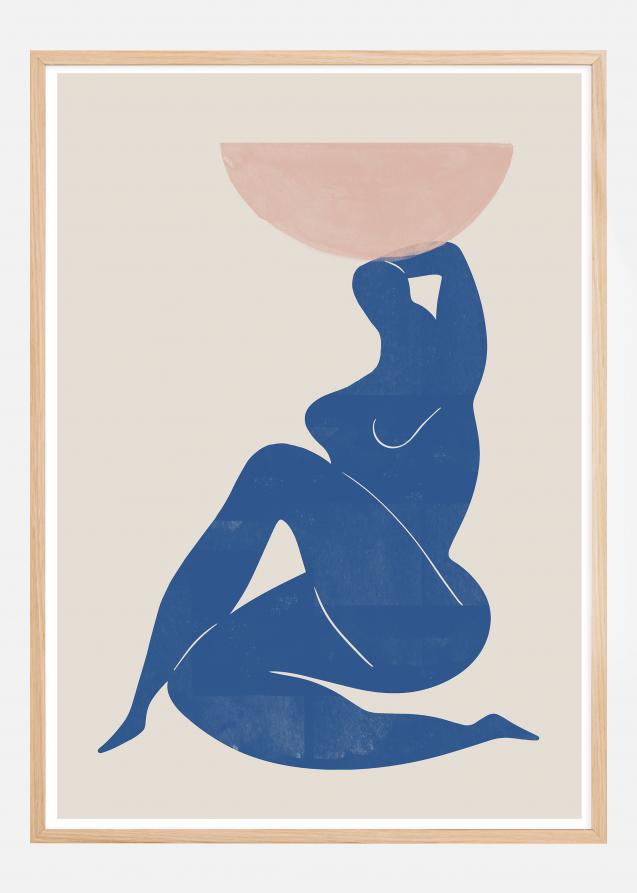 Vase and Woman Plakat