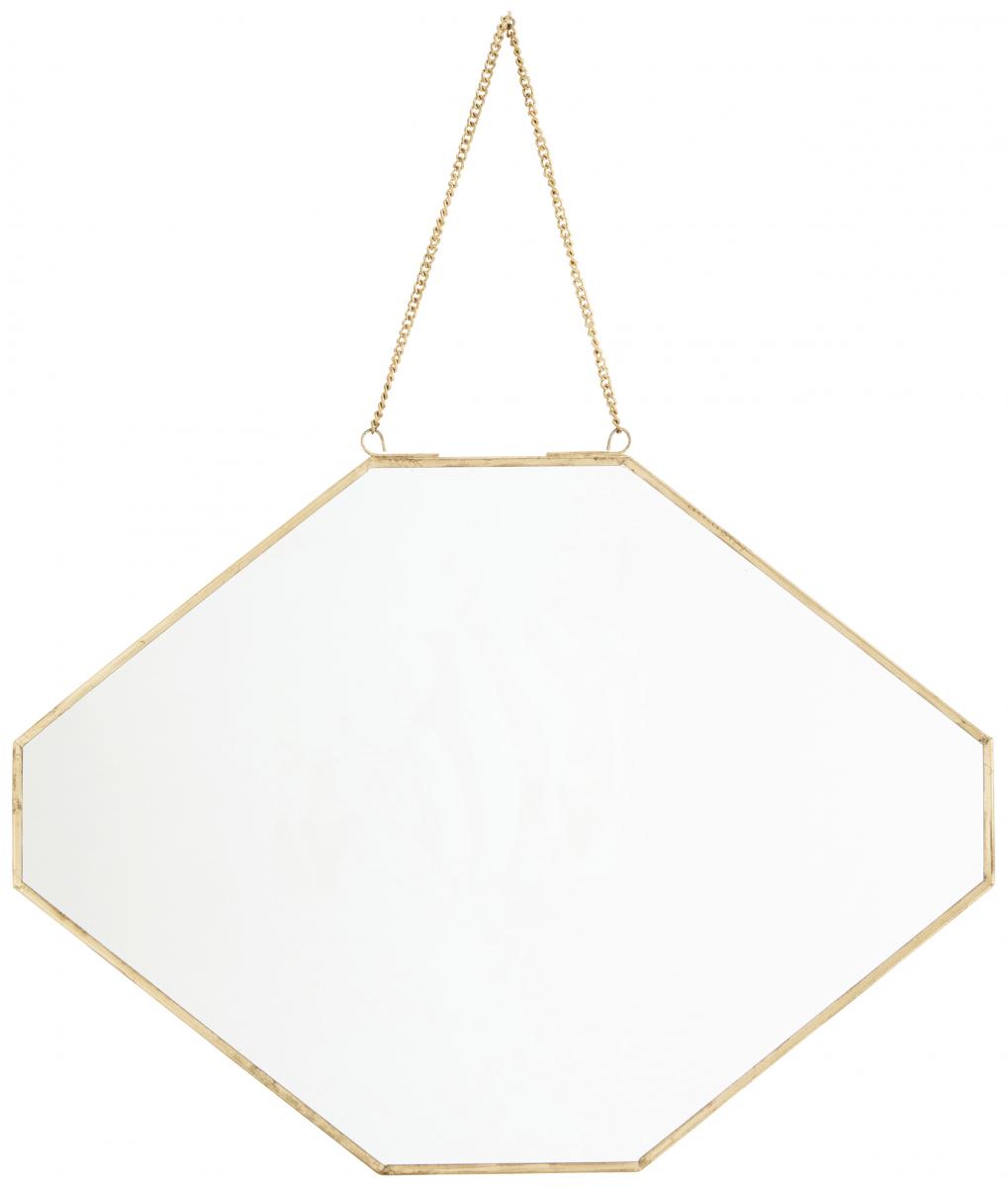 Spejl Chunky Messing 35x25,5 cm