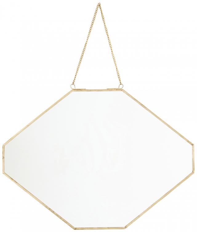 Spejl Chunky Messing 35x25,5 cm