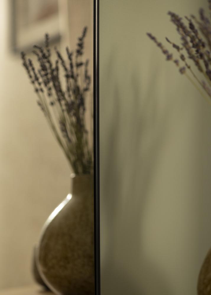 Spejl Minimal Black 45x130 cm