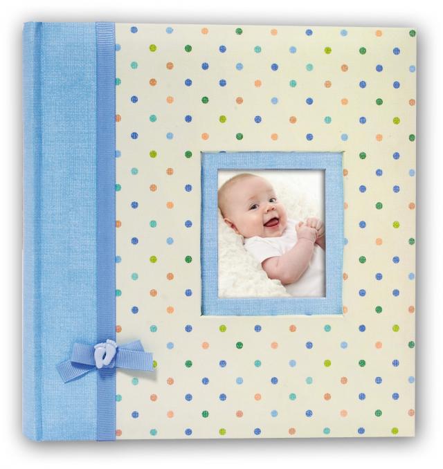 Kara Album Blå - 24x24 cm (40 Hvide sider / 20 blade)