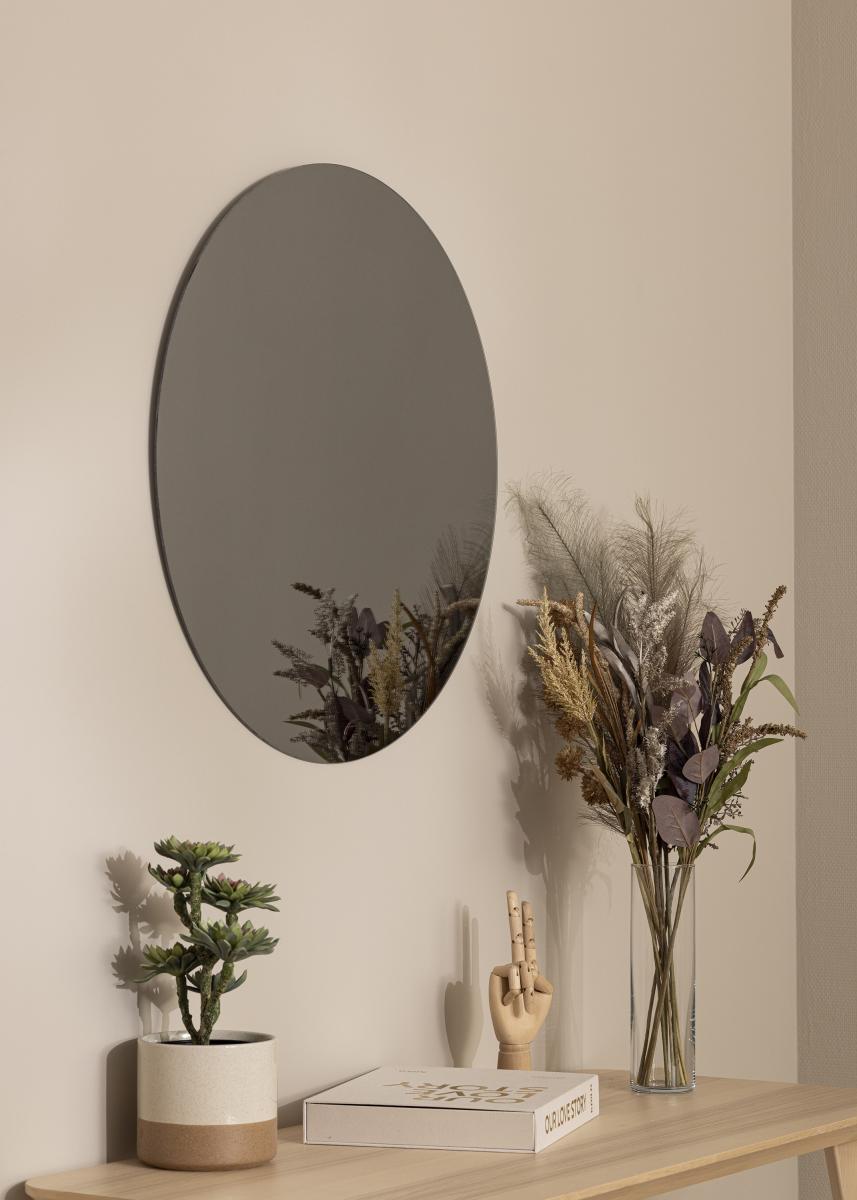Spejl Grey 70 cm Ø
