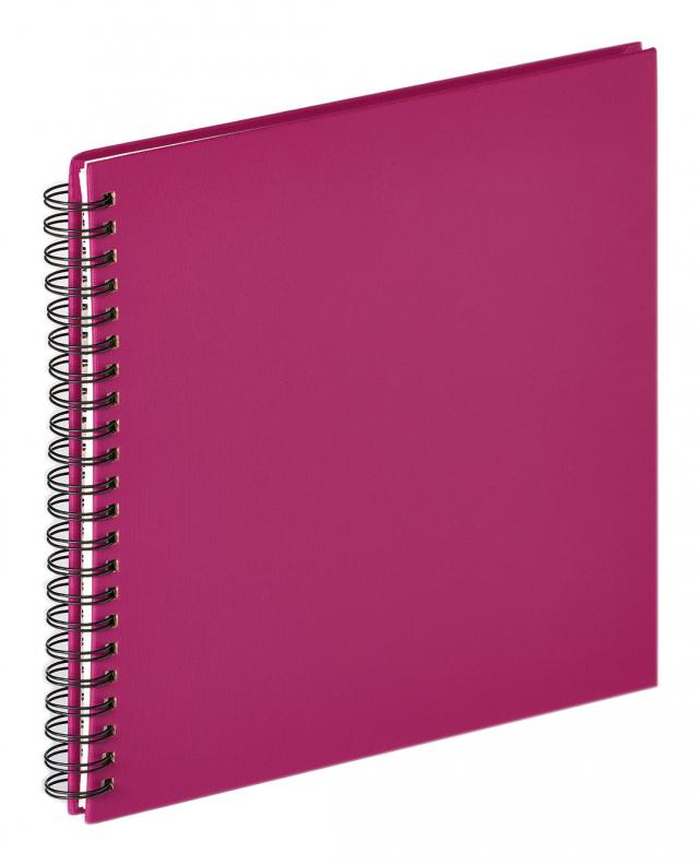Fun Spiralalbum Lilla - 30x30 cm (50 Hvide sider / 25 blade)