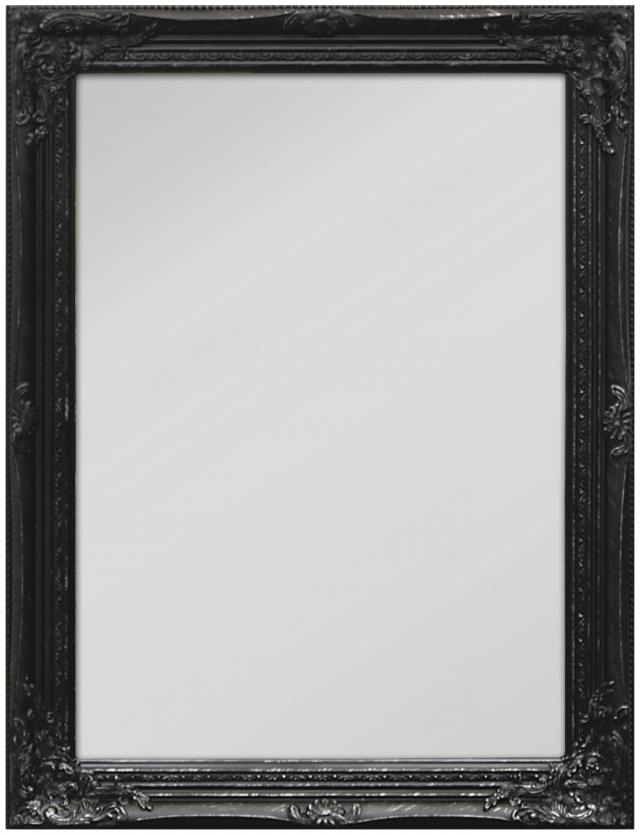 Spejl Antique Sort 50x70 cm