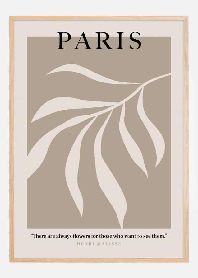 Henri Matisse - Paris Art Beige Plakat