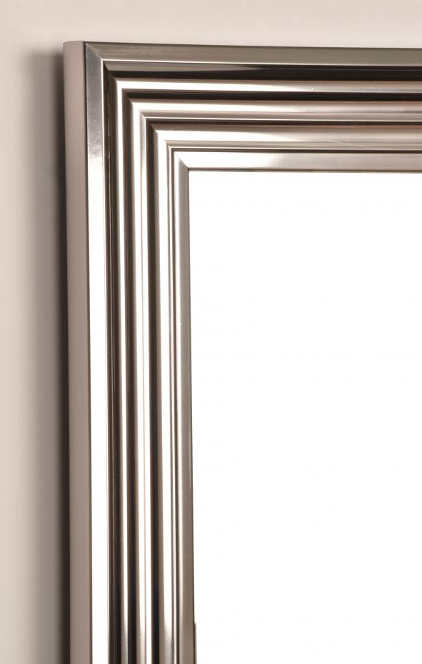 Spejl Pembroke High Gloss Silver Leaner 64x164 cm