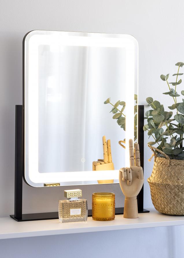 KAILA Makeupspejl III Sort - 45x60 cm