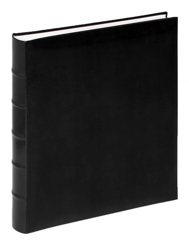 Walther Fotoalbum Classic Sort - 30x37 cm (80 Hvide sider / 40 blade)