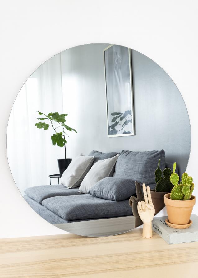 KAILA Rundt Spejl Smoked Grey 90 cm Ø