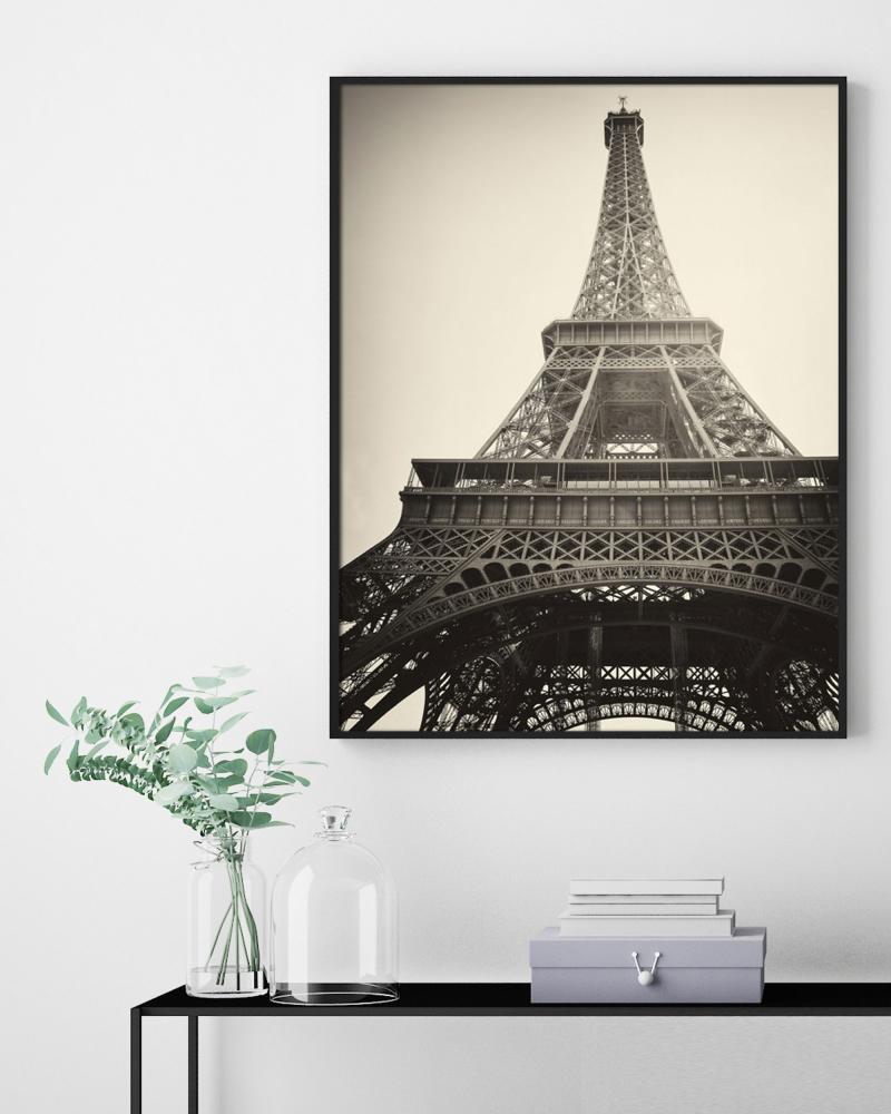 Eiffel tower II Black & White - 50x70 cm