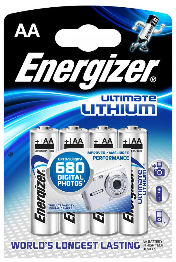 Energizer Ultimate Lithium AA 4-pak