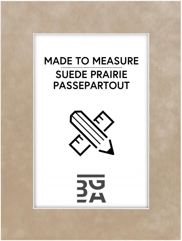 Passepartout Suede Prairie - Bestilt efter mål