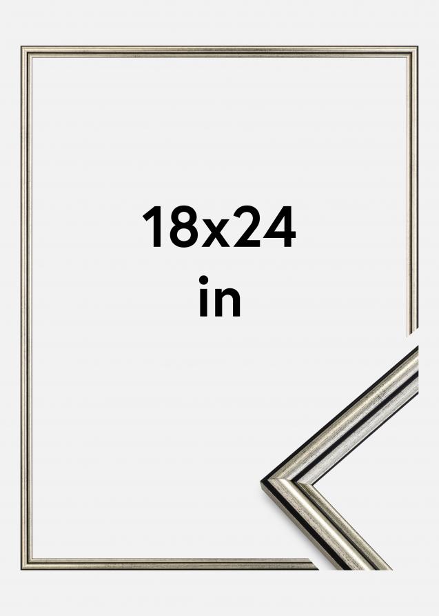 Ramme Horndal Akrylglas Sølv 18x24 inches (45,72x60,96 cm)
