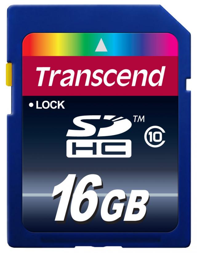 Transcend SD Karte SDHC 16GB Class 10