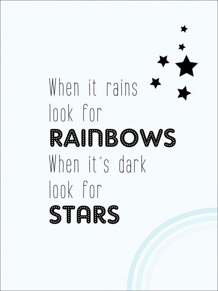 Rainbow and stars - Bl