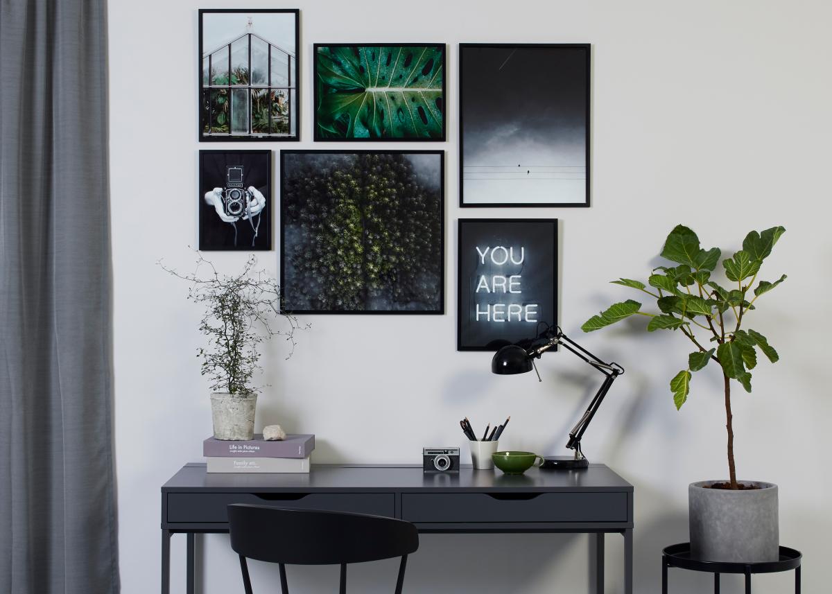 Edsbyn Sort 50x70 cm