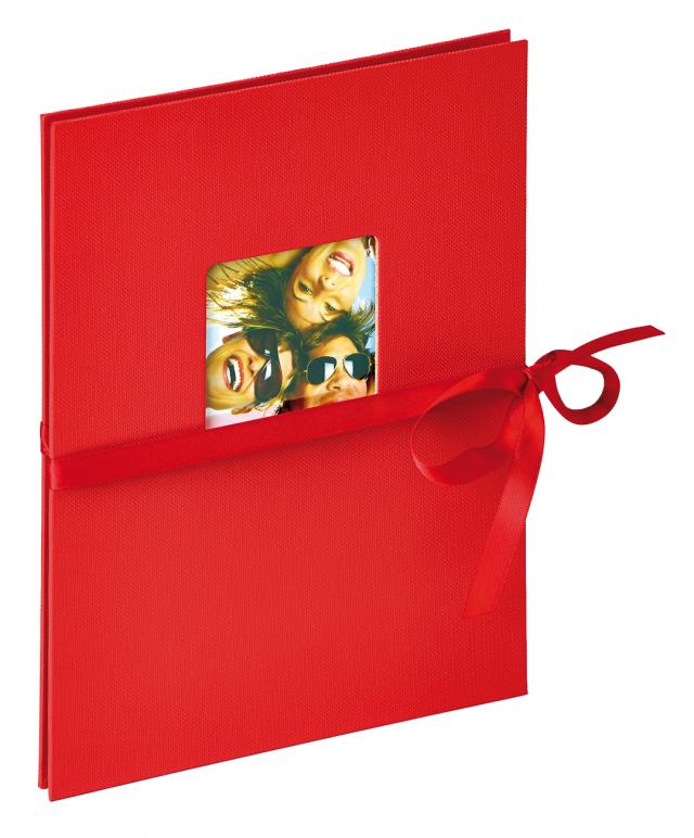 Fun Leporello rød - 12 Billeder i 15x20 cm