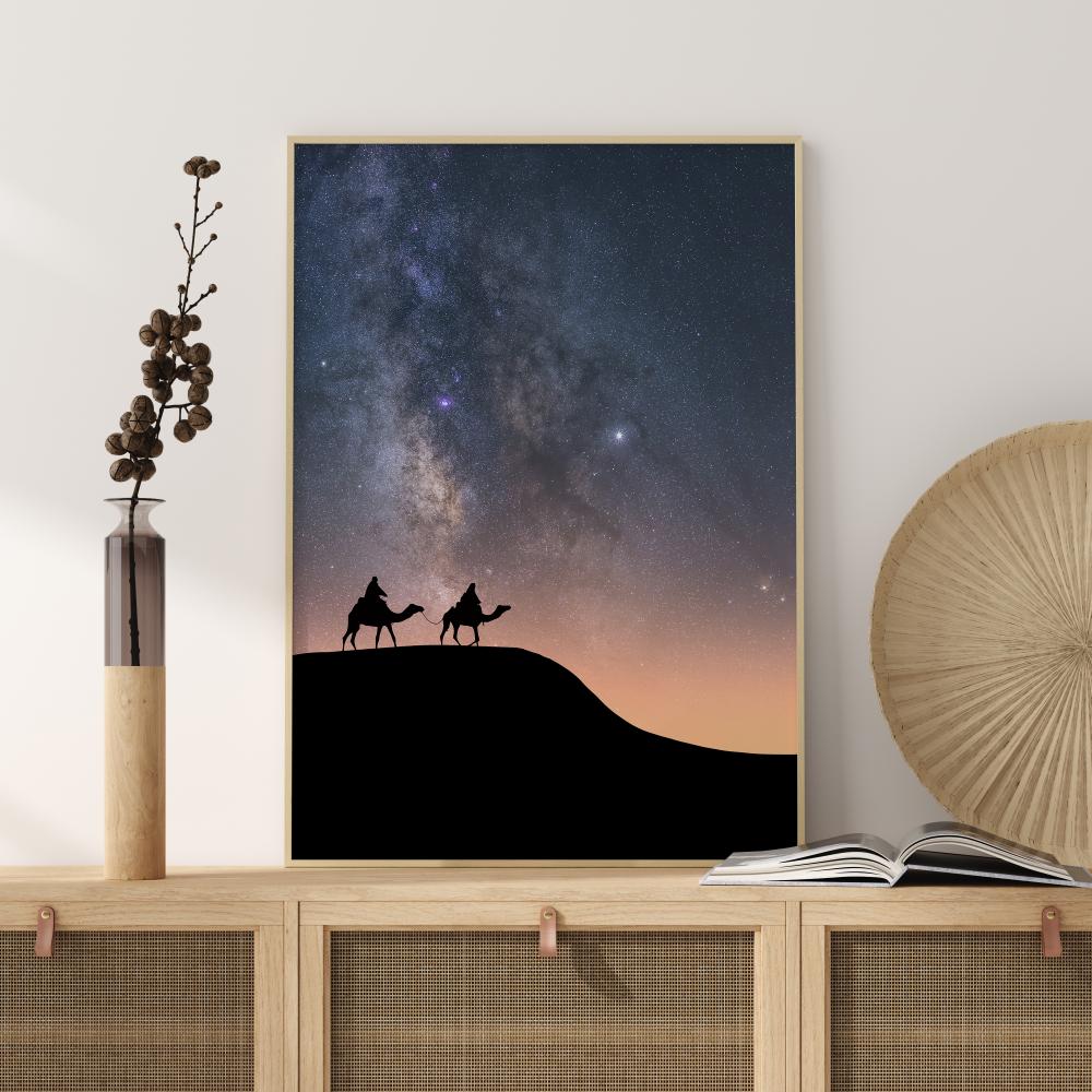 Camels Under The Stars Plakat