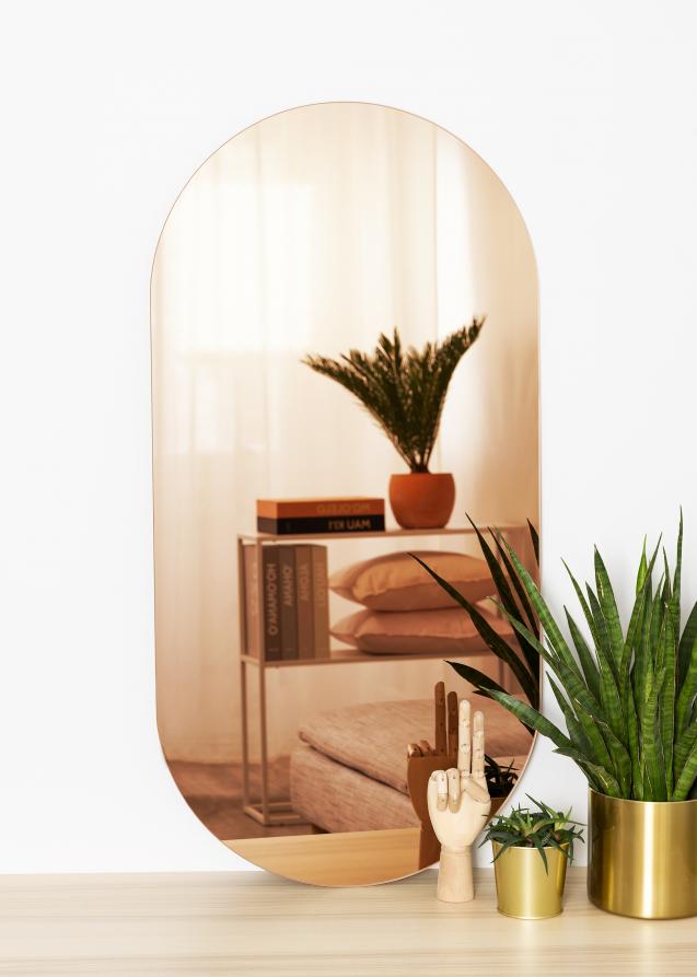 KAILA Spejl Oval Rose Gold 50x100 cm